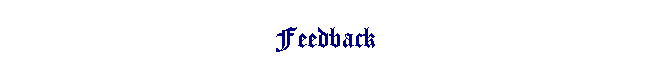 Feedback